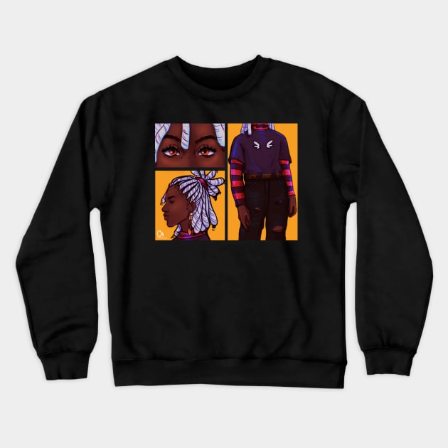 Eli Crewneck Sweatshirt by CarmahnArt